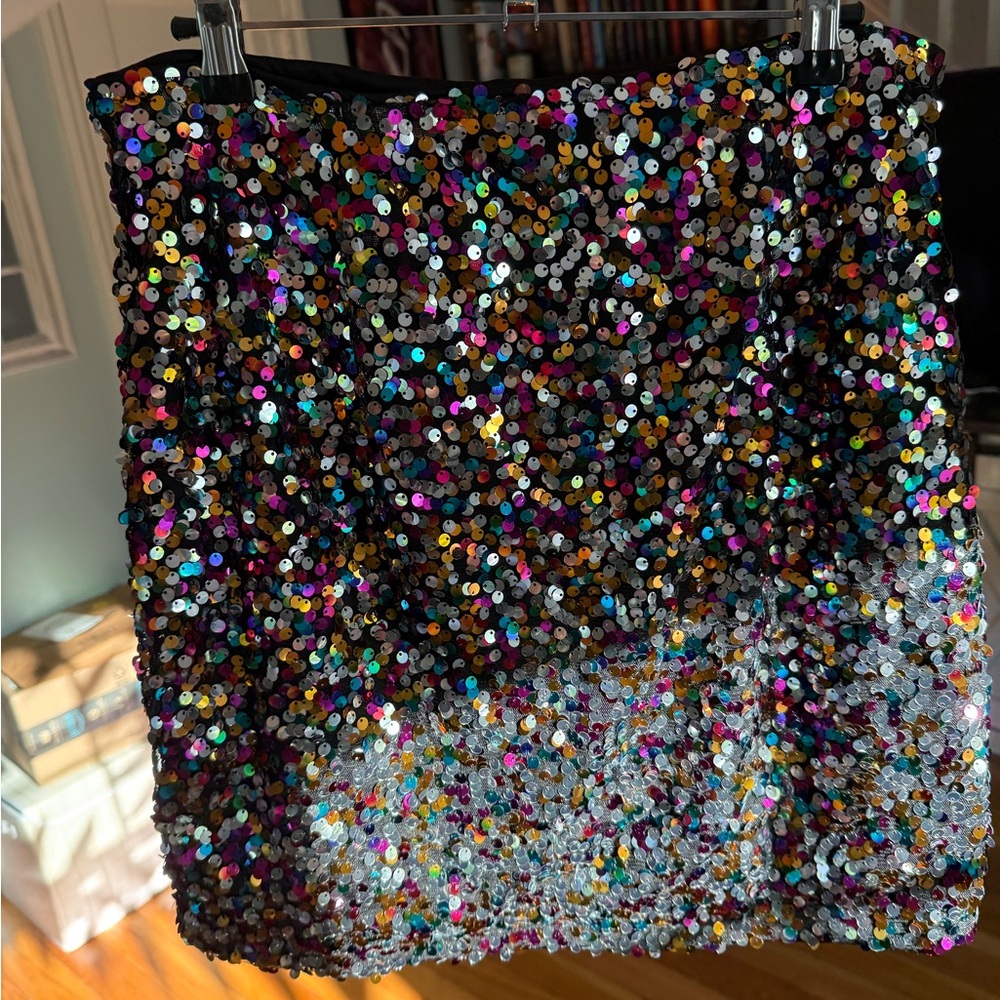 Sequin Multicolor Skirt